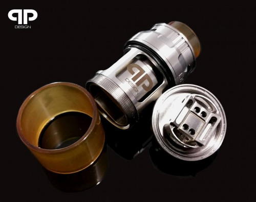 QP Design JuggerKnot 4ml / 6ml RTA Verdampfer Schwarz