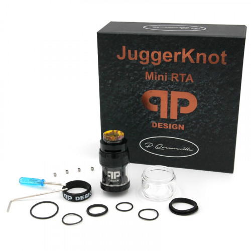 QP Design Juggerknot Mini 4,5ml RTA Verdampfer Silber