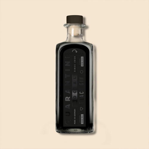 Quarantini Black Gin 42%Vol. 500ml