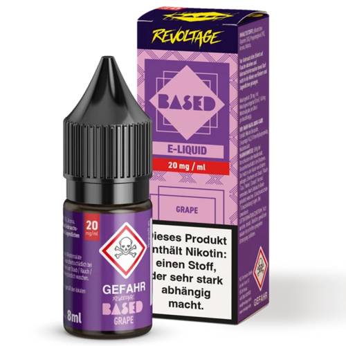 Produktbild Revoltage BASED Grape NicSalt Liquid 1