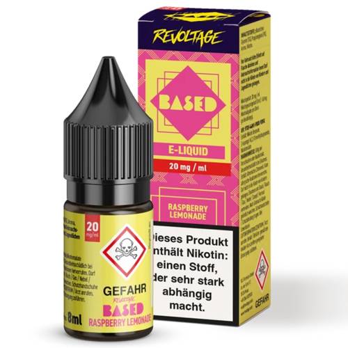 Produktbild Revoltage BASED Raspberry Lemonade NicSalt Liquid 1