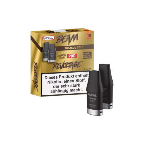 Produktbild Revoltage Beam 2ml Prefilled Pods 2er Pack Tobacco Gold 1