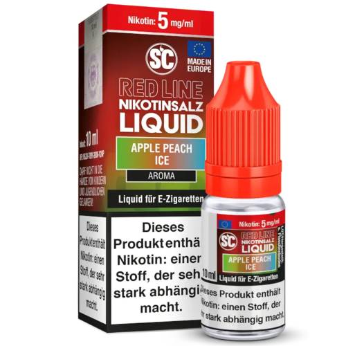 Produktbild SC Red Line Apple Peach Ice NicSalt Liquid 1