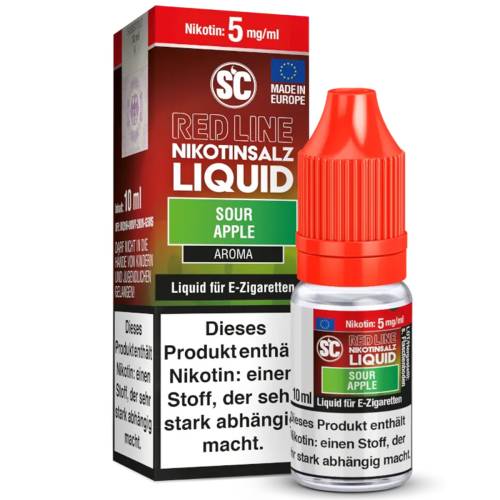 Produktbild SC Red Line Sour Apple NicSalt Liquid 1