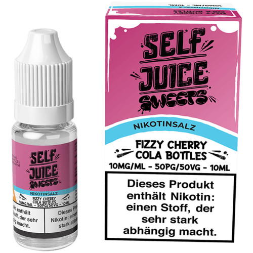 SELF Juice Fizzy Cherry Cola Bottles NicSalt Liquid