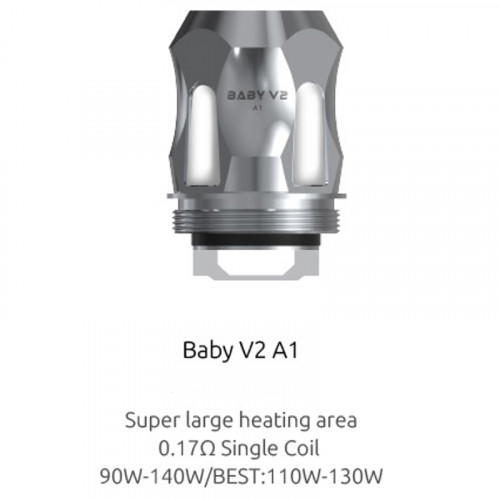 Smok TFV8 Baby v2 A Serie Coils 3er Pack Verdampferköpfe TFV8 Baby V2 A2 Silber