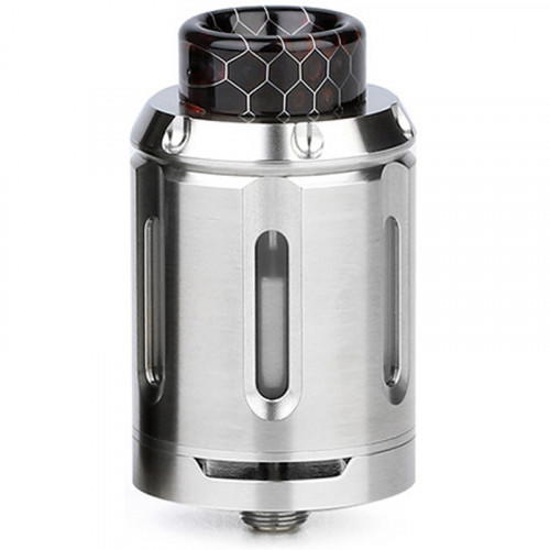 Squid Industries PeaceMaker XL 5ml/9ml RTA Verdampfer Tank Silber