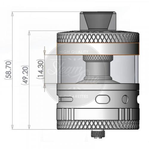 SteamCrave Aromamizer Titan 28ml RDTA Tank Silber