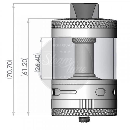 SteamCrave Aromamizer Titan 28ml RDTA Tank Silber