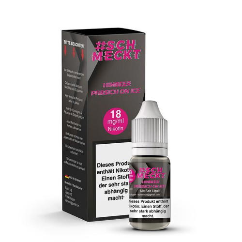 Himbeer Pfirsich on ICE 10ml 18mg NicSalt Liquid by Schmeckt