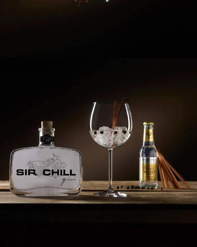 SIR CHILL - Belgischer Premium Dry Gin 37,5% - 500 ml