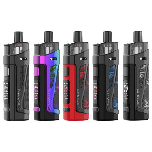 SMOK Scar P3 2000mAh 5,5ml Pod Kit Schwarz