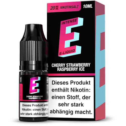 Produktbild TVE E-Intense Cherry Strawberry Raspberry Ice NicSalt Liquid 1
