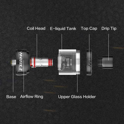 Uwell Whirl 2 3,5ml Verdampfer Tank Schwarz