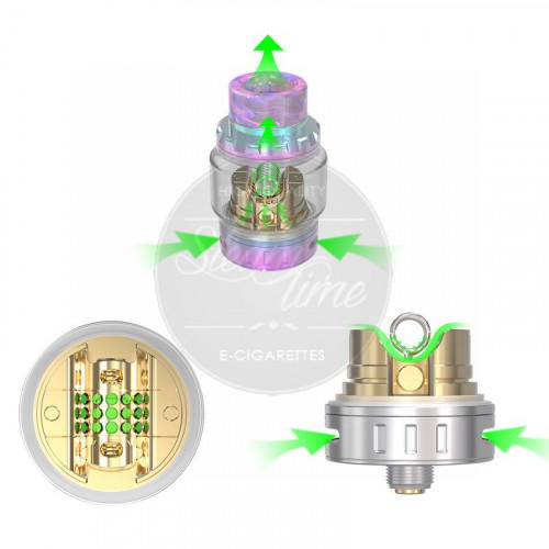 VandyVape Kylin Mini 3ml/5ml RTA Verdampfer Tank Silber