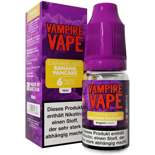 Produktbild Vampire Vape Caramelised Banana Pancake Liquid 2