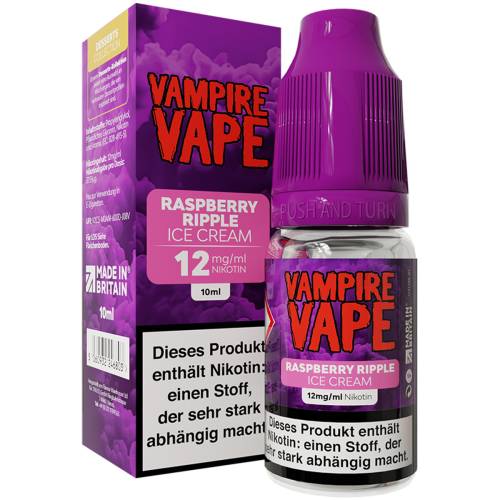 Produktbild Vampire Vape Raspberry Ripple Ice Cream Liquid 2