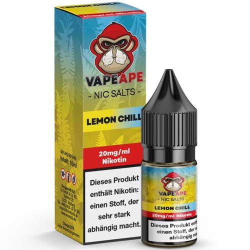 Produktbild VapeApe Lemon Chill NicSalt Liquid 1