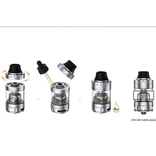 Vapefly Kriemhild II Sub Ohm Tank 4ml/5ml Verdampfer Schwarz