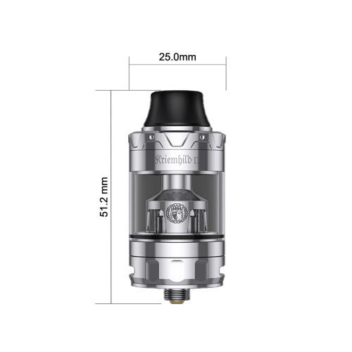 Vapefly Kriemhild II Sub Ohm Tank 4ml/5ml Verdampfer Schwarz