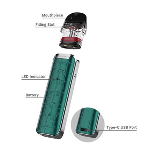 Vaporesso Luxe Q 1000mAh 2ml Pod System Kit Blau