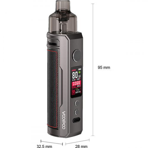 VooPoo Drag X 80W Pod System Kit Schwarz