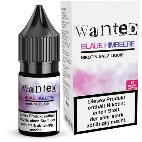 Produktbild Wanted Blaue Himbeere NicSalt Liquid 1