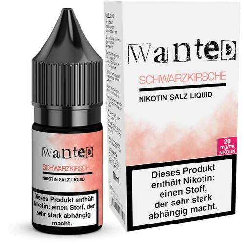 Produktbild Wanted Schwarzkirsche NicSalt Liquid 1