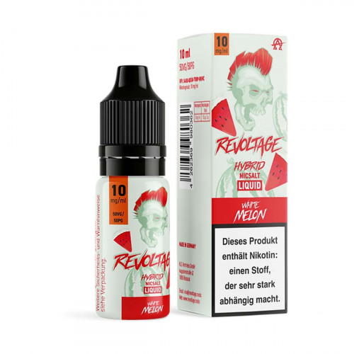 Produktbild White Melon 10ml Hybrid NicSalt Liquid by Revoltage 1