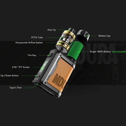 Wotofo MDura Mini 4,5ml 80W Kit inkl. nexMINI Subohm Orange