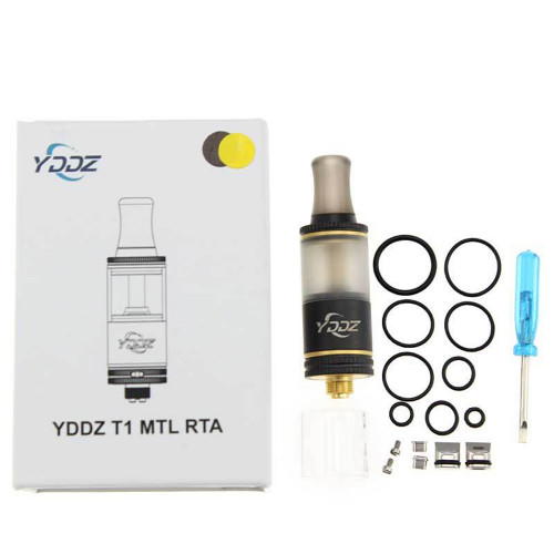 YDDZ T1 4ml 16mm MTL RTA Verdampfer by Vapefly Schwarz