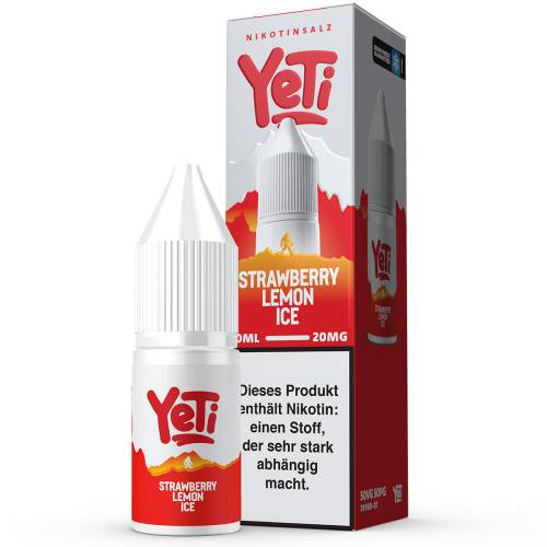 Produktbild YeTi Summit Strawberry Lemon Ice NicSalt Liquid 1