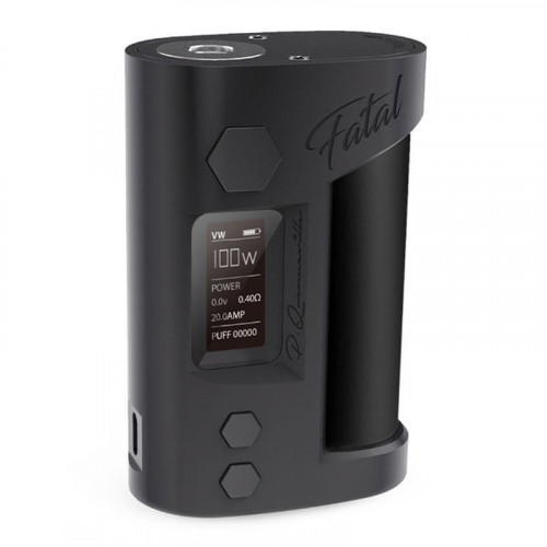 QP Design Fatal 100W TC Mod Akkuträger Full Black