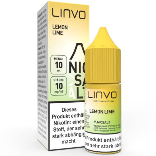 Produktbild Linvo Lemon Lime NicSalt Liquid 1