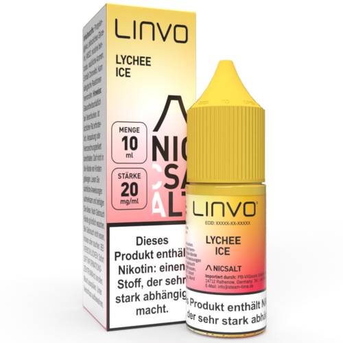 Produktbild Linvo Lychee Ice NicSalt Liquid 1