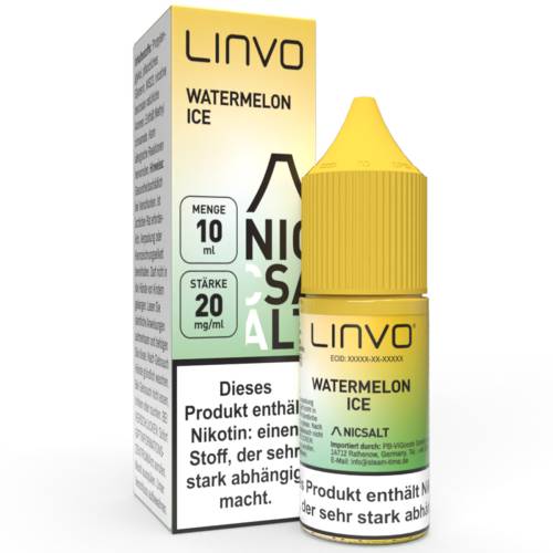 Produktbild Linvo Watermelon Ice NicSalt Liquid 1