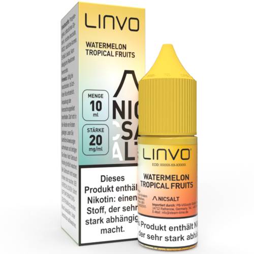 Produktbild Linvo Watermelon Tropical Fruits NicSalt Liquid 1