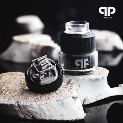 QP Design Juggerknot V2 5,5ml RTA Verdampfer Silber