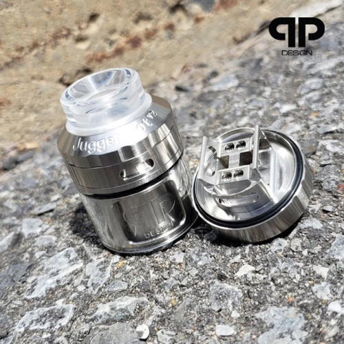 QP Design Juggerknot V2 5,5ml RTA Verdampfer Silber