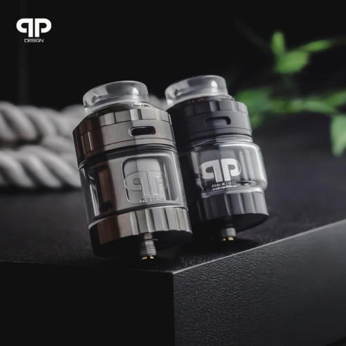 QP Design Juggerknot V2 5,5ml RTA Verdampfer Silber