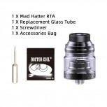 Advken Mad Hatter 2ml RTA Tank Verdampfer Silber