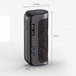 Augvape Foxy One 120W Box Mod Akkuträger Schwarz-Grün-Leder