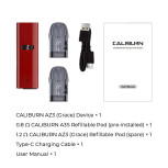 Uwell Caliburn AZ3 Grace 2ml 750mAh Pod System Kit Schwarz