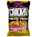 Crackzel Honey Mustard Onion Pretzel Chips 85g