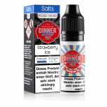 Strawberry Ice 10ml 20mg NicSalt by Dinner Lady