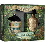 Don Papa Rum Sugarlandia Hip Flask Geschenkset 40% Vol. 700ml