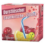 Durstlöscher Sauerkirsche Zitrone Erfrischungsgetränk