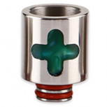 Edelstahl Resin Cross 510er DripTip Rot