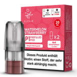 Produktbild Elf Bar Mate 500 - Watermelon Strawberry - Liquid NicSalt 20mg Prefilled Pod - 2er Pack Vorschau
