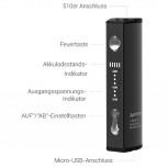 Justfog Q16 C 1,9ml 900mAh Kit Schwarz